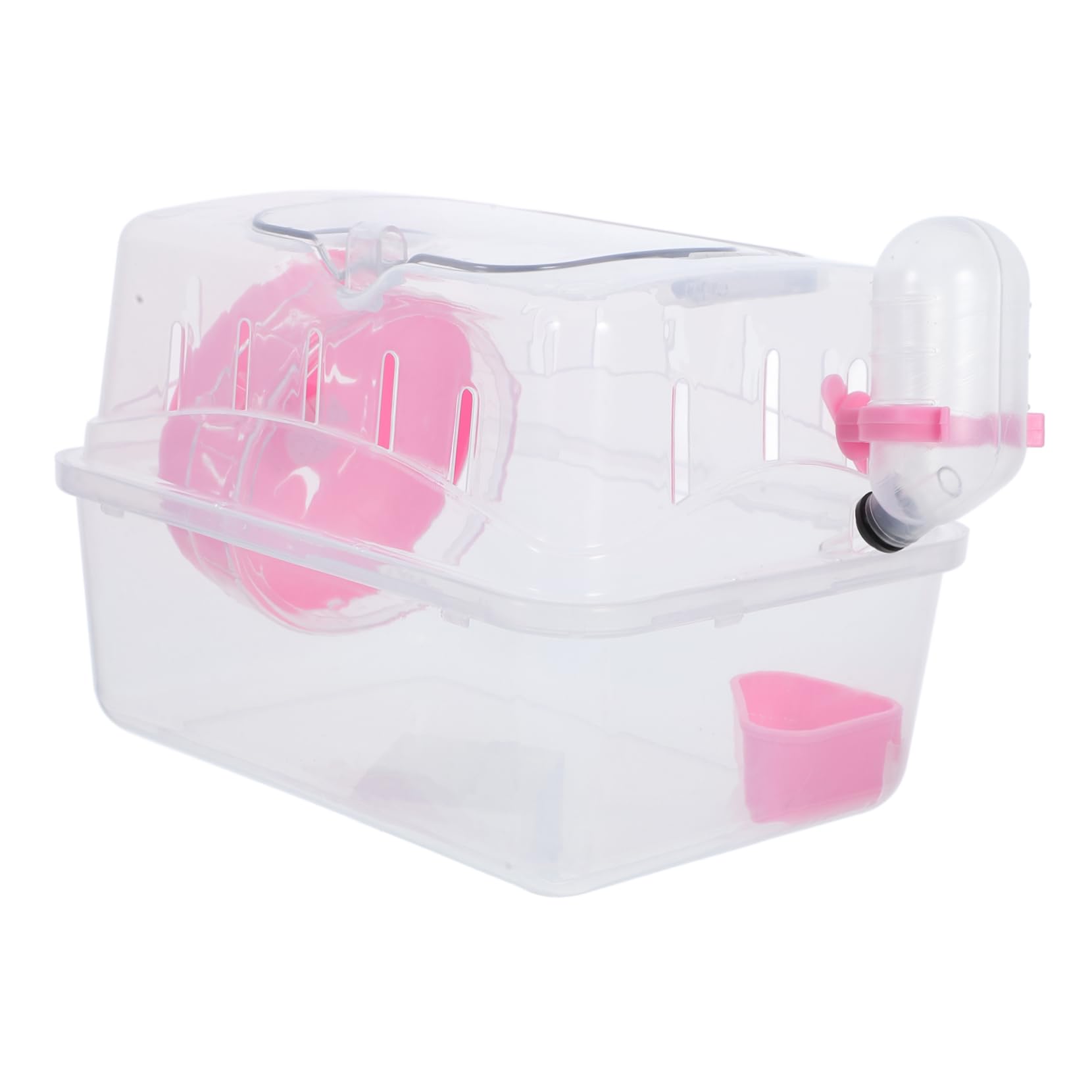 CIYODO Portable Hamster Carrier Cage Transparent Travel Cage for Hamsters Guinea Pigs Durable Stylish Easy for