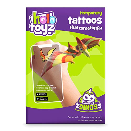 HoloToyz Tatuajes De Realidad Aumentada Dinos Jurásicos