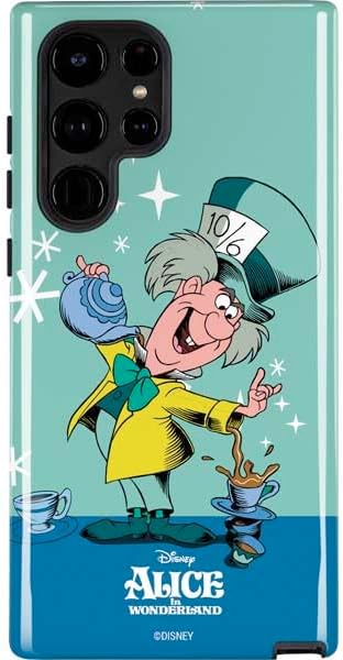 Skinit Impact Phone Case Compatible with Galaxy S25 Ultra - Officially Licensed Disney Alice in Wonderland Cheshire Cat Design