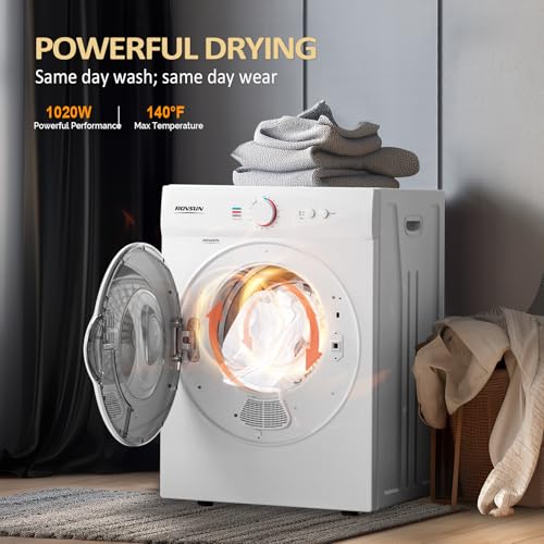 image for ROVSUN 25LBS Full Automatic Washing Machine and 1.8CuFt Portable Cloth