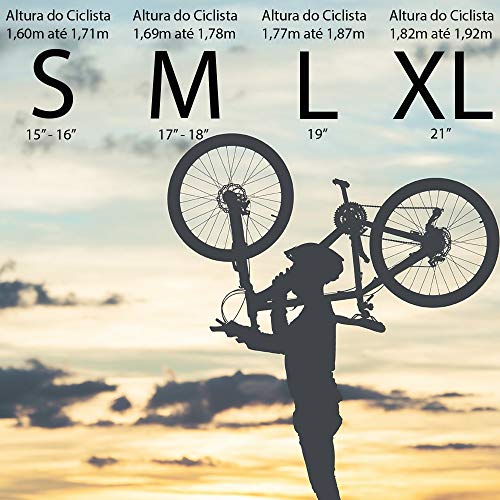 Bicicleta Colli F11 Kit Alivio Shimano Aro 29 Freio hidráulico Quadro 17'' 27V Alumínio Laranja -