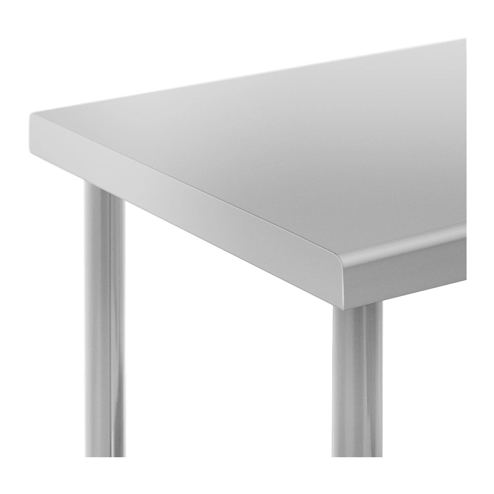Royal Catering RCAT-90/60-W Edelstahltisch mit Rollen 60 x 90 cm 145 kg Tragkraft Arbeitstisch mit Rollen Arbeitstisch auf Rollen Arbeitstisch Rollen