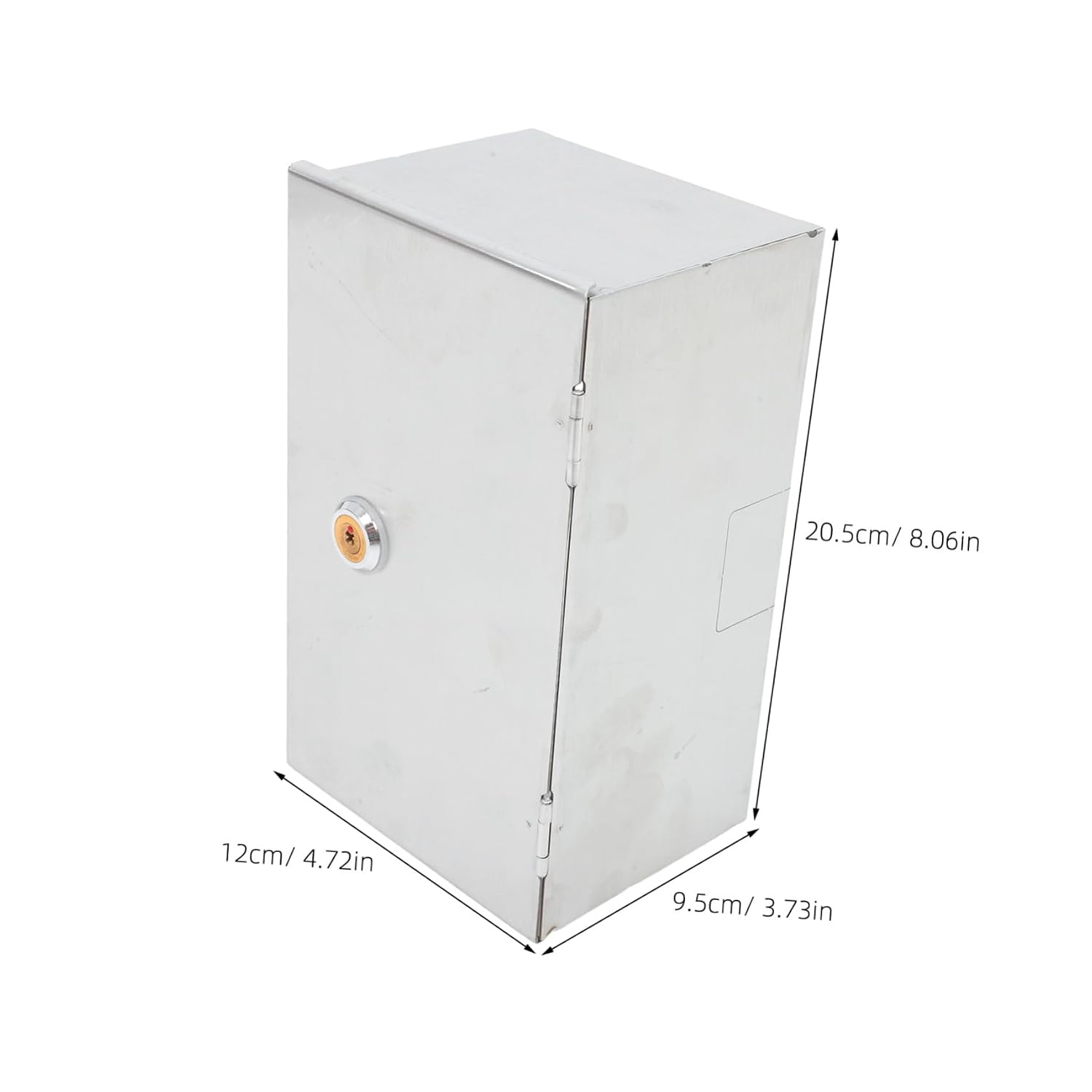 Stainless Steel Wall Socket Protector Box Waterproof Electrical Outlet Cover Lockable Heavy-Duty Switch Guard for Indoor and Outdoor Use