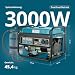 Könner & Söhnen KS 3000G - Hybrid Benzin-LPG 4-Takt Stromerzeuger, Kupfer Generatoren 3000 Watt, 16A, 230V, Generator für Kleinhaus, Garage oder Camping