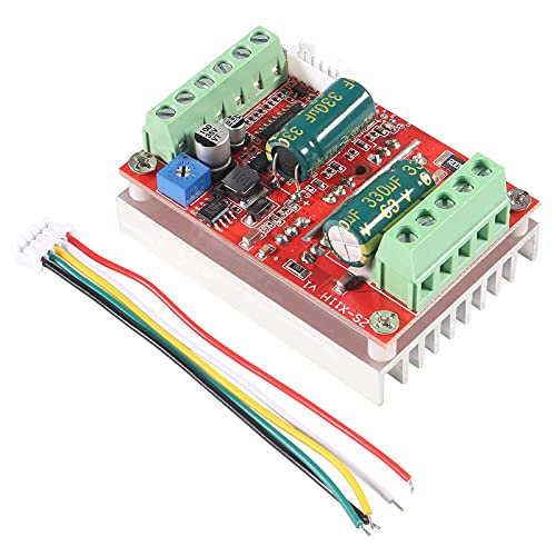 UMLIFE 1PCS DC 6-60V 400W BLDC Three-Phase DC Brushless Motor Controller PWM Hall Motor Control Driver Board 12V 24V 48V
