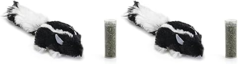 Beeztees Kedi Oyuncağı, Kokarca, Kediotlu, Peluş, 14cm (2 paketi)
