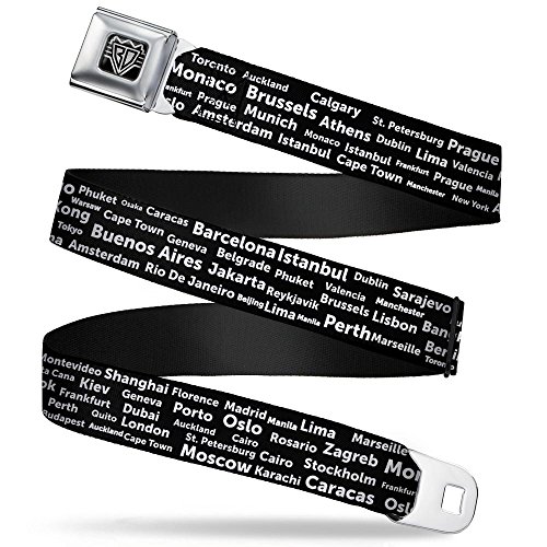 Cinturón de seguridad estampado para regalar con estilo único