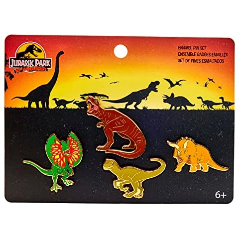 Pins en Émail Jurassic Park Loungefly Cover