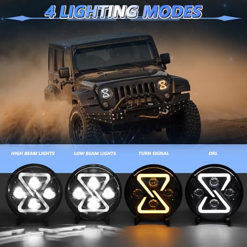 Phare LED de voiture 7 pouces pour remplacer vos feux ternes - 4