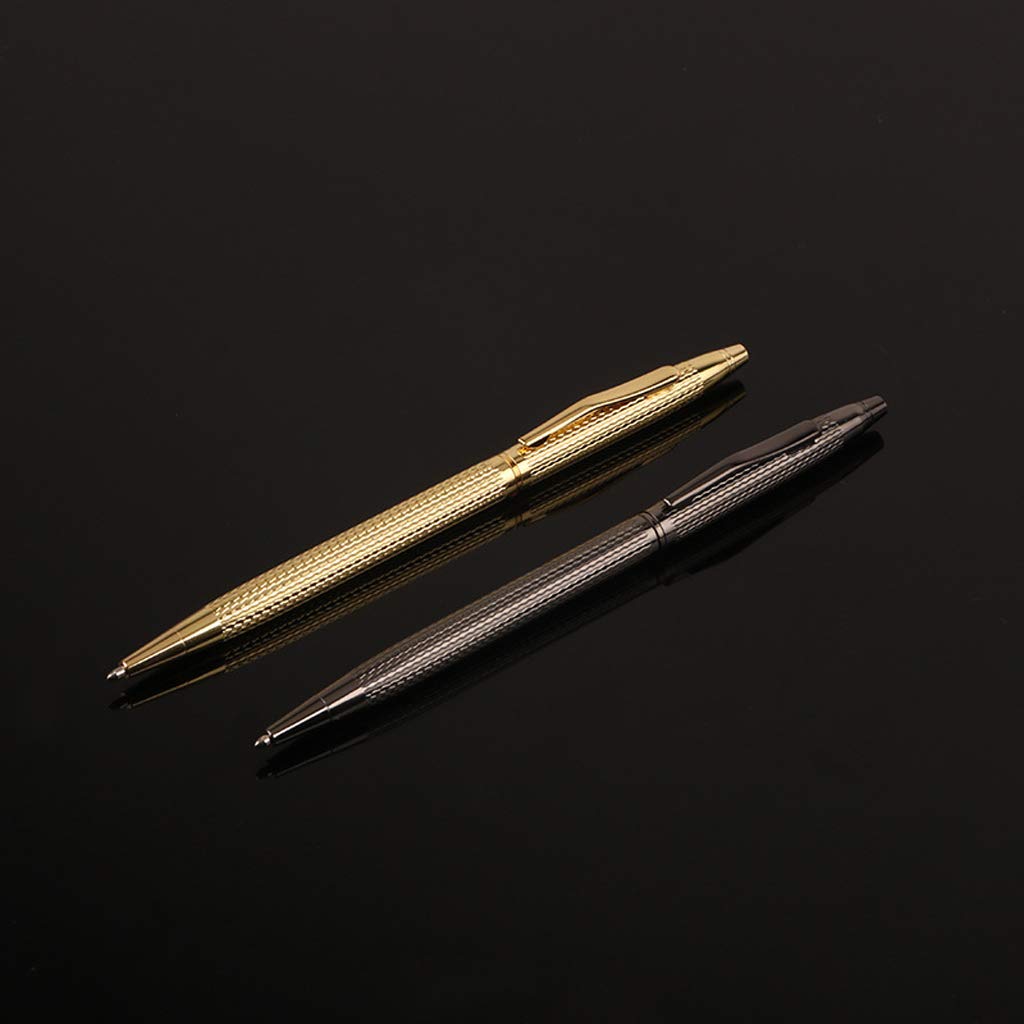 Ncbvixsw Business Kugelschreiber 0,5 Mm – Schwarze Tinte, Metall & Leder, Elegantes Schreibgerät Für Büro & Schule