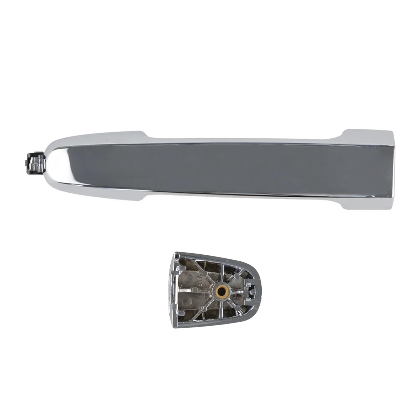 Ropaix Rear Right Side Exterior Door Handle For Toyota For Innova For Vios For Fortuner For Hilux For Vigo For Corolla 2005-2015 Exterior Outer Door Handle Chrome(Rear Right)