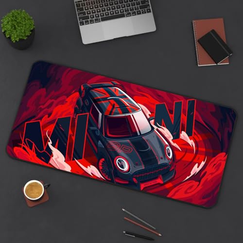Image of Extended Gaming Mouse Pad for Desk (23x11.5 Inch) - Large Mouse Pad for Office & Home | Non-Slip Rubber Base, Smooth Surface Desk Mat for Laptop, Keyboard & Mouse (Sports Car Edition) (Print 6)