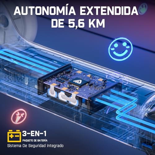 FanttikRide K9 Pro Patinete Electrico para Niños, 3/6/10 km/h, Modo de Velocidad IA, Carga Rápida Tipo C, 5 Modos de Iluminación,Manillar Ajustable,Gris Claro - imagen 4