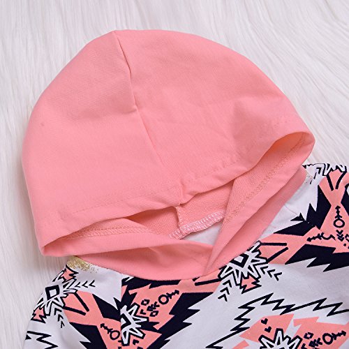 2Pcs Baby Girl Clothes Spring Fall Winter Floral Print Long Sleeve Ruffle Hoodie + Pants Outfit Set4