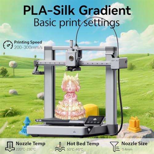 Image of Silk Gradient Rainbow Rose PLA 1.75mm 1kg Shiny 3D Printer Filament FDM