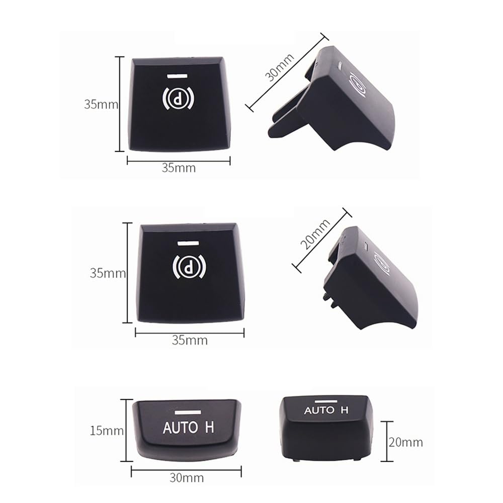 car Brake Button for BMW for 5 6 7 Series X3 X4 F25 F01 F02 F06 F07 F10 F12 F13 X5 X6 F15 F16 Electronic Parking Brake Switch Auto Button Replacement