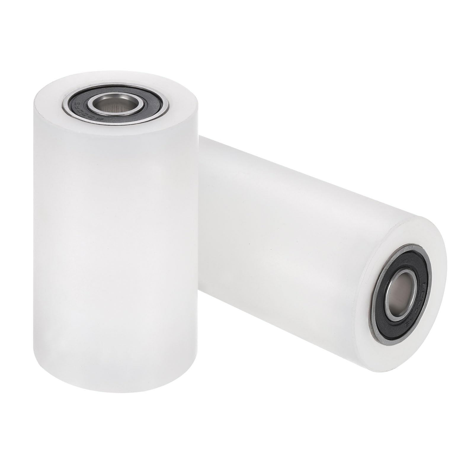 uxcell 2Pcs Nylon Roller Wheel with Bearings, 5/8" Bore x 1-7/8" Width x 4-3/4" Length, CNC Guiding Wheel Flat Belt Idler, Nylon Pulley (White) — Amazon image 29