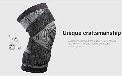 Miniatura 30 de Rodilleras para dolor de rodilla, 1 paquete de rodillera de compresión, soporte de rodilla para entrenamiento deportivo, levantamiento de pesas