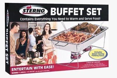 Sterno Group The 70182 4-Piece Buffet Kit - Quantity 1