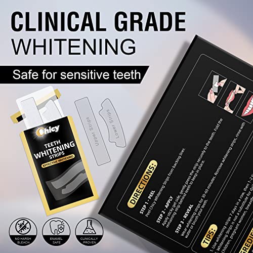 Teeth Whitening Strip - 56 Non-Sensitive Teeth Whitening Strips, Non-Slip Teeth Whitening Kit, Quick Results, Professional Teeth Whitening Product, Natural Coconut Flavor, 56 Strips (28 Count Pack) #TOP2