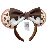 XXXPOWERXXX Mouse Ear Bow Headbands,Ice Cream Bar Scented Bow Valentine's Day Hairbands,Glitter Party Christmas Halloween Princess Decoration Cosplay Costume for Girls