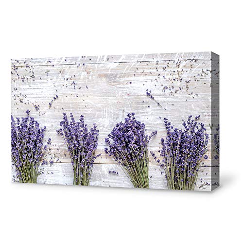 SIGNFORD Canvas Wall Art for Living Room,Bedroom Home Artwork Paintings Romantic Lavender Ready
