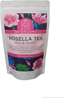 Exquisite Bali Rosella Powder Tea from Exotic Bali, 3.5oz, Herbal & Natural, Beautiful Red Color Drink for Special Events