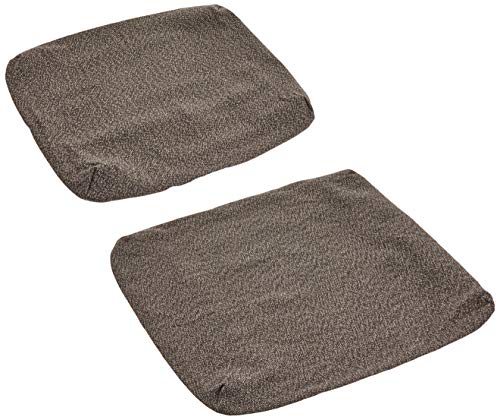 無印良品 綿太番手リビングでもダイニングでもつかえるソファチェア用カバー/ダークブラウン 82007886