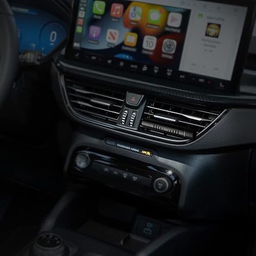 Miniatura 9 de Para Chevrolet Corvette C8 Ambientador de ventilación de coche Clip negro con ventana ajustable y 10 varillas de recarga