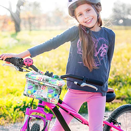 Anzome Girls Bike Basket, Children's Front Bike Decoration Accessory For Christmas Girls & Boys Fits Most Children's Bikes Like Tricycle, Balance Bike, Scooter #TOP5