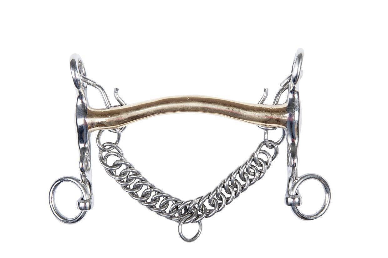 HKM Kandare-9906 silber 12,5 cm