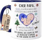 ENCHANTE LE MEILLEUR PAPA DU MONDE - Fais sourire le meilleur papa du monde avec une tasse personnalisée pour Noël ou une autre occasion spéciale.