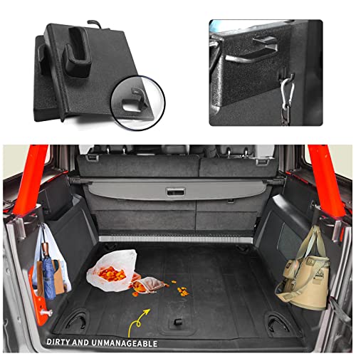 Mabett Trunk Cargo Cover For Ford Bronco Accessories 2021 2022 2023 4-Door Retractable Rear Trunk Cargo Shade Cover Security Shield Shade(Not Fit For Bronco Sport Or Bronco 2-Door) #TOP5