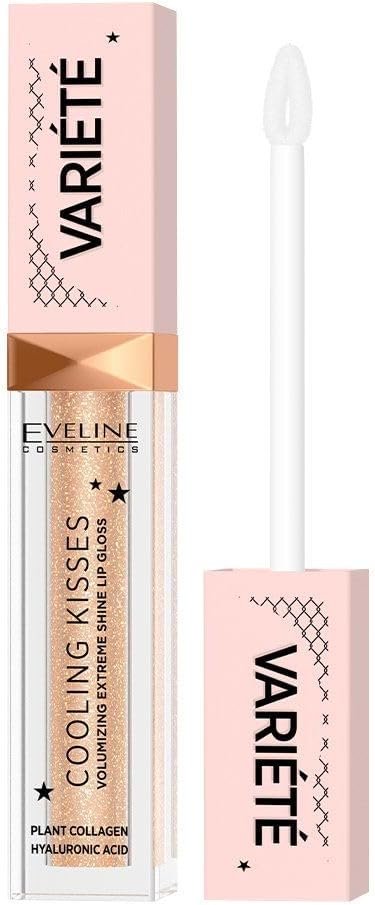 Eveline Cosmetics Variété Cooling Kisses hacim veren parlatıcı, bitkisel kolajen ve hiyalüronik asitli