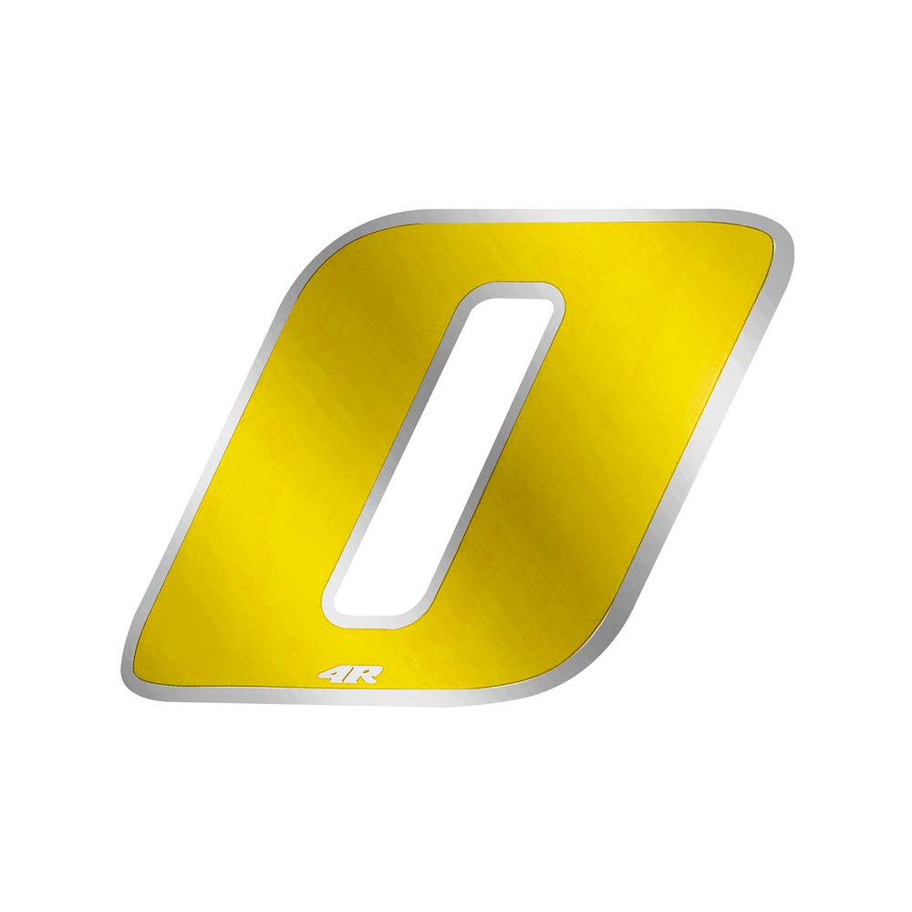 Quattroerre Racing Number 0 Anodized Mini, Yellow : Amazon.ca