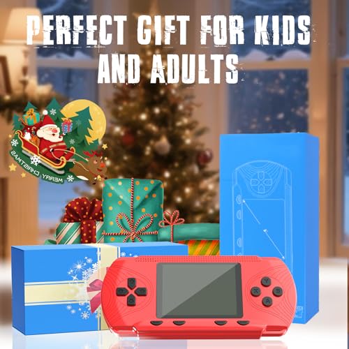 Retro Handheld Game for Boys Girls-Classic 258 Video Games with Rechargeable Battery, 3.0" LCD Screen Portable Gaming Player Plug & Play Video Games, Electronic Gift for Birthday Xmas