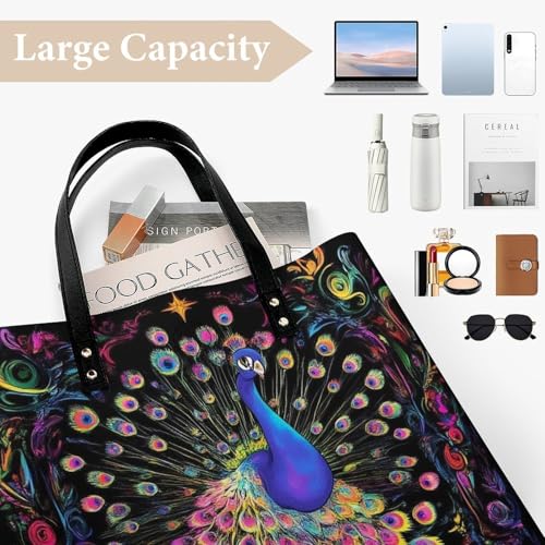 Bolso casual de mujer, tote con cierre magnético miniatura 6