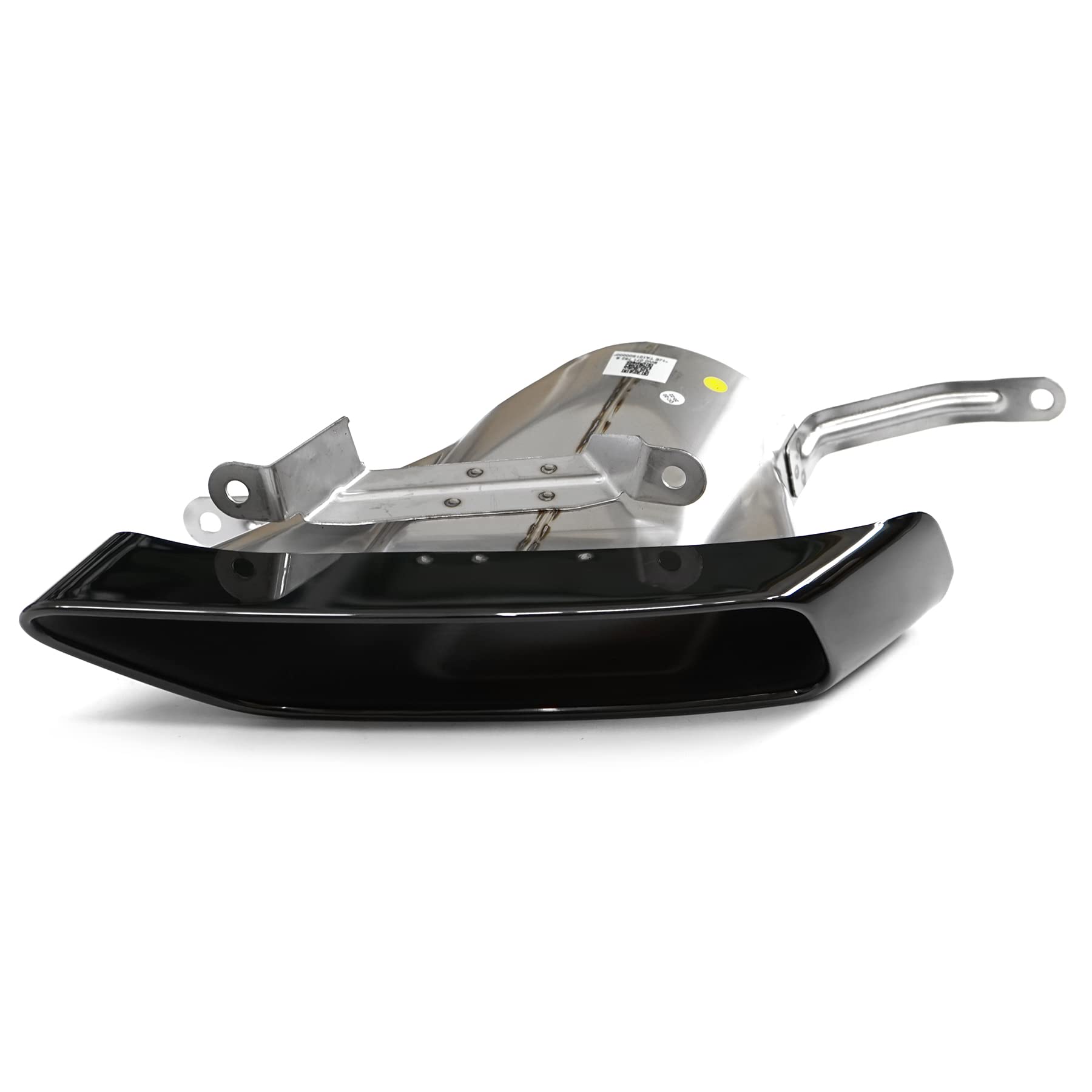 Audi Sport Terminale di Scarico, Acciaio Inox, Compatibile con Audi A4 B9 8W e A5 B9 F5 dal 2020, Nero Cromato, Lato Destro