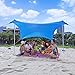 Toldo Familiar Tienda Playa UV 50 Sombrilla Refugio Grande con 2 Postes de Aluminio Carpa Playa VentilacióN para Picnic en La Playa Parques Pesca Al Aire Libre (Azul, M)