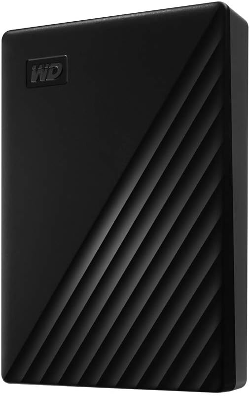 WD 4TB My Passport portable external storage, external hard drive, USB 3.0, portable HDD with software for device management, backup and password protection, works with PC, Xbox &Playstation, Black