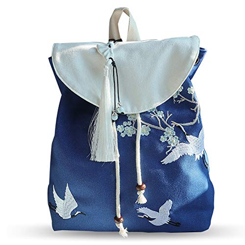 FANDARE Damryggsäck broderi ryggsäckar flickor etnisk stil skolväska unik dagryggsäck högskola resa shopping dejting...