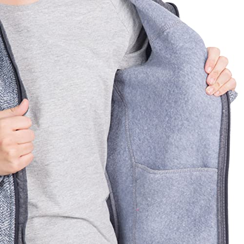 Trespass Damen Reserve Warme Microfleece-Jacke Mit Kapuze, 260 G/m², Denim-blau, XL EU
