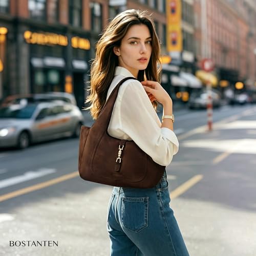 Bolso hombro ante vintage para mujer BOSTANTEN miniatura 2