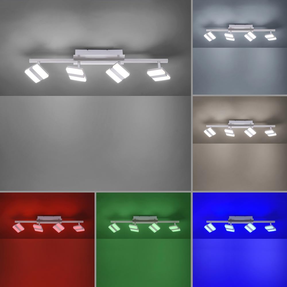 LED Deckenleuchte Spotleiste dimmbar Smarthome Fernbedienung 73cm warmweiß | Fernbedienung, Smart Home Tuya