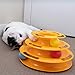 Pet Craft Supply Interactive Cat & Kitten Three Layer Colorful Track Ball Tower Fun Mental Stimulation Physical Exercise Puzzle Cat Toys