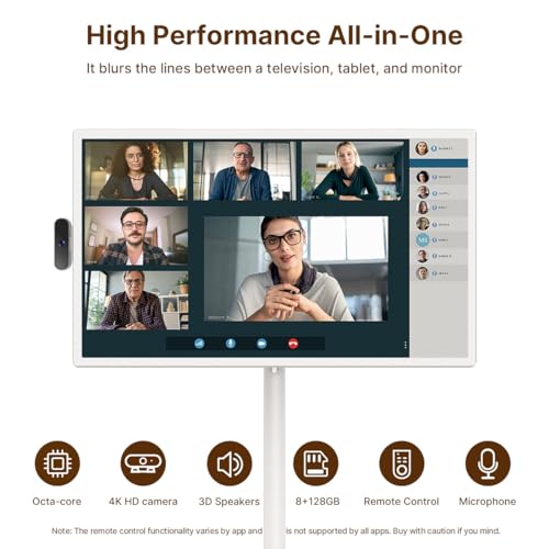 ApoloSign 24-Inch Smart Screen 1080p Portable Monitor with Incell Touch Screen, Android OS(Support Google Store), Built-in Battery(4-6H), Full Swivel Rotation, Remote Control - Thumbnail 5