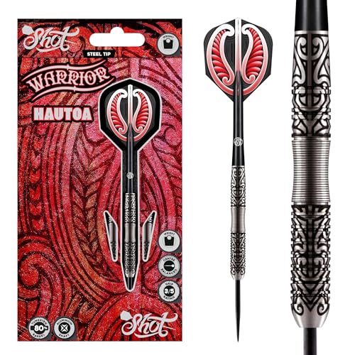 ショット！ Darts Warrior Hautoa スチールチップダーツセット センターウェイト80%タングステンバレル（Amazon）