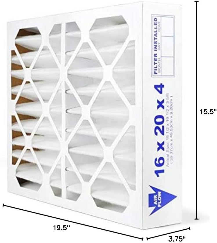 AIRX WICKED CLEAN AIR. 16x20x4 MERV 13 HVAC AC Furnace Air Filter Replacement for White Rodgers FR1000M-108 FR1000M-111, Health 6-Pack, Made in the USA