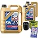 Produktbild QR-PARTS 69325085 Filter Set Inspektionspaket 7 Liter Motoröl Longlife III 5W-30 MANN-FILTER Ölfilter