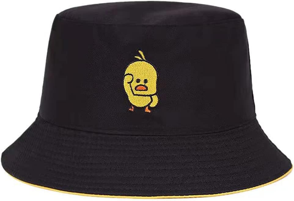 OasisgaloreOasisgalore Unisex Duck Bucket Hat,Fashion Reversible Embroidered Hat,Wear Fisherman Cap for travel,camping, outdoors